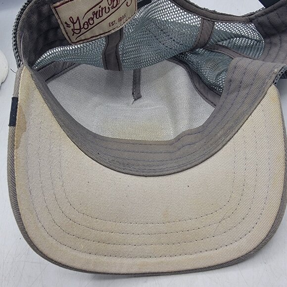 Goorin Bros Silver Fox Adults Gray The Farm Trucker Hat Adjustable Mesh Back - Picture 7 of 9